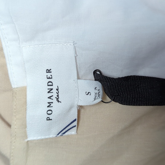 NWT Tuckernuck Pomander Place  White and Tan Sallie l Size Small - Picture 7 of 8